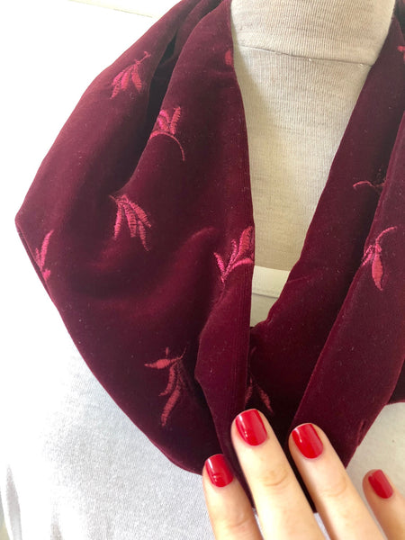 luxe velvet scarf