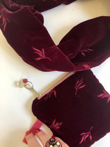 luxe velvet scarf