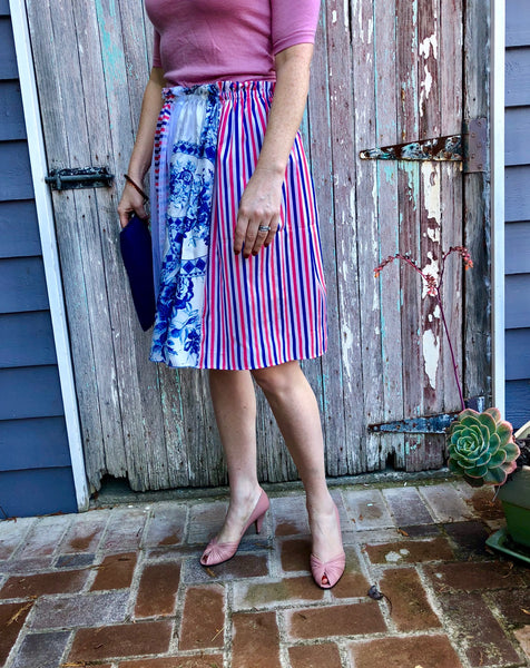 pink and blue beauty