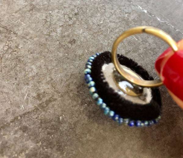 one-of-a-kind cocktail ring + blue wonder