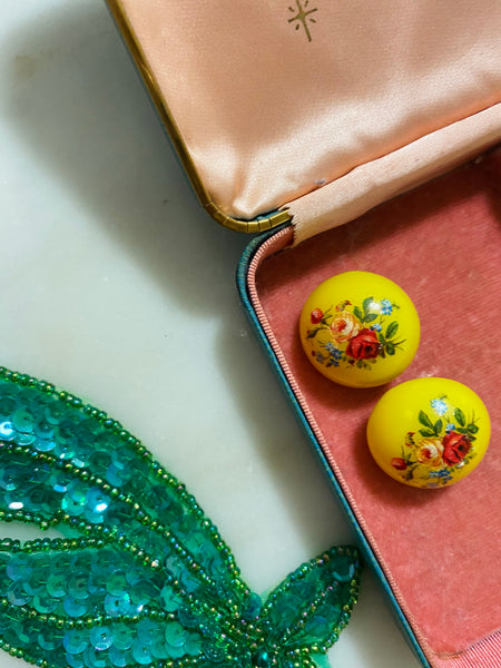Bloom vintage earrings