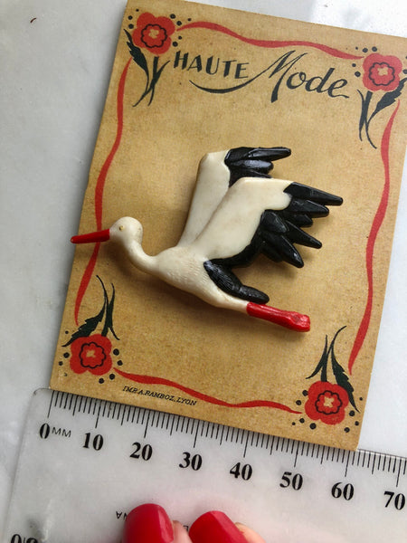 In flight French brooch