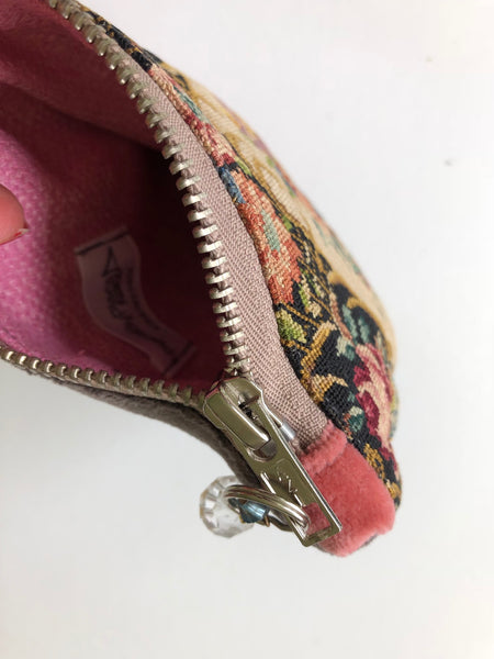 vintage tapestry with maroon