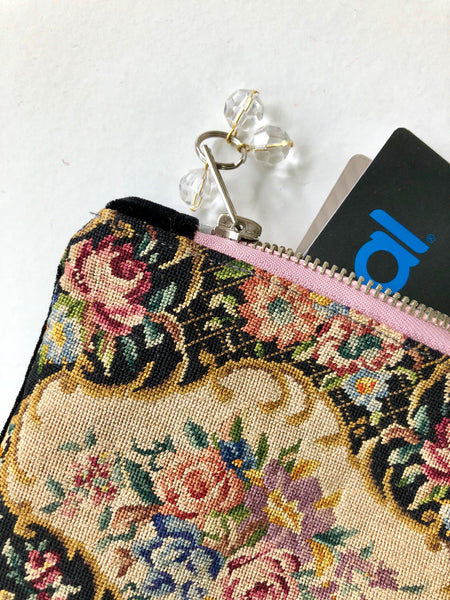 vintage tapestry with pink