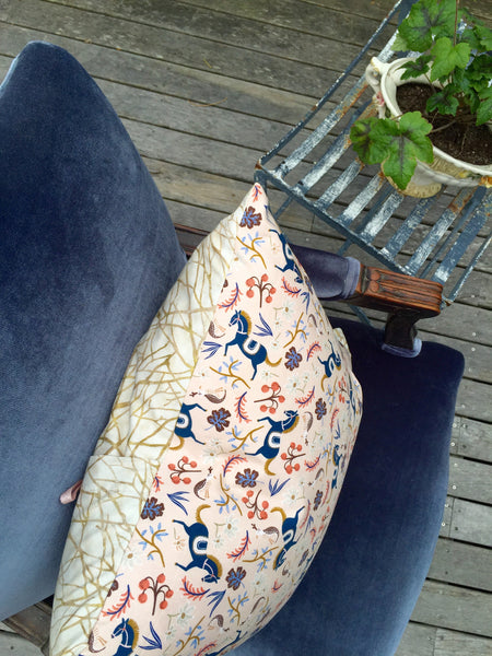 stop horsing around cushion