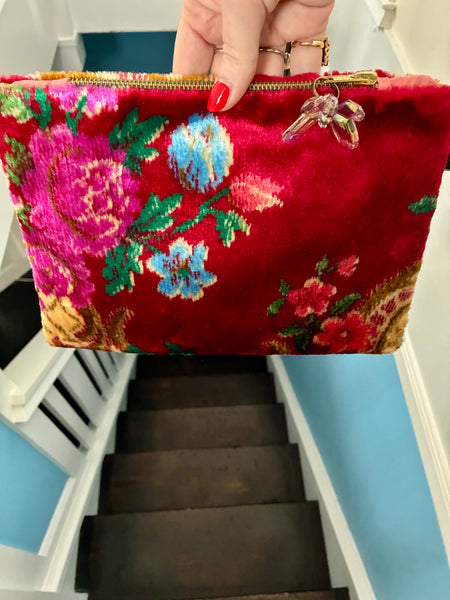 Italian velvet: Butterfly embellishment