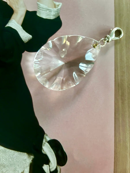 Chandelier & silver pendant