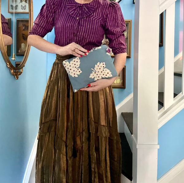 Beaded beauty clutch