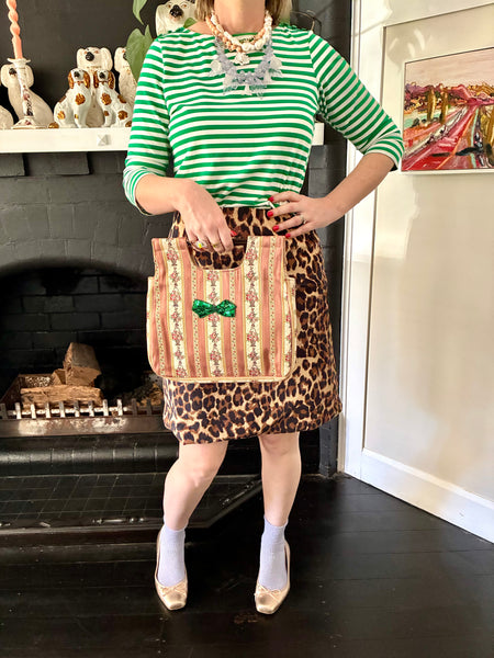 Vintage garden bag + bling