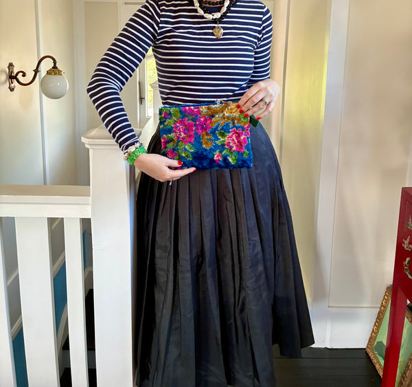 Italian velvet: Blue wonder