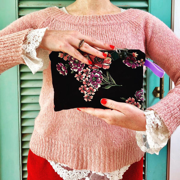 vintage velvet floral affair