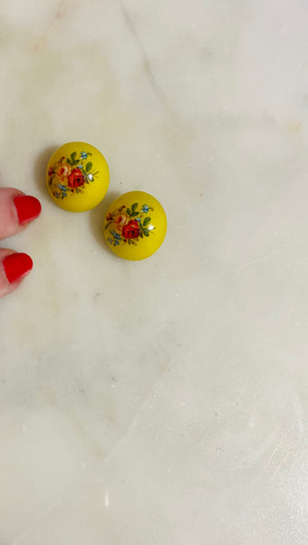 Bloom vintage earrings