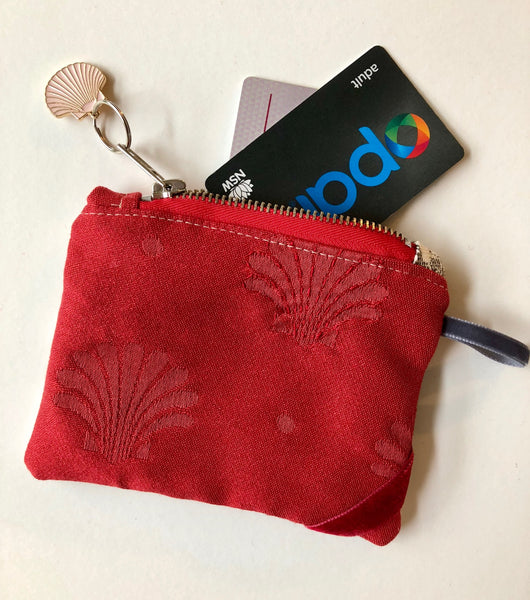 shell card & coin purse